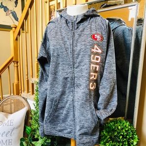 San Fransisco Women's Gym FullZip Hoodie - Grey XL